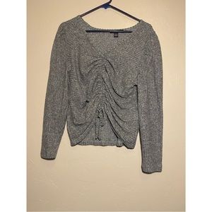 Cropped Sweater Shirt